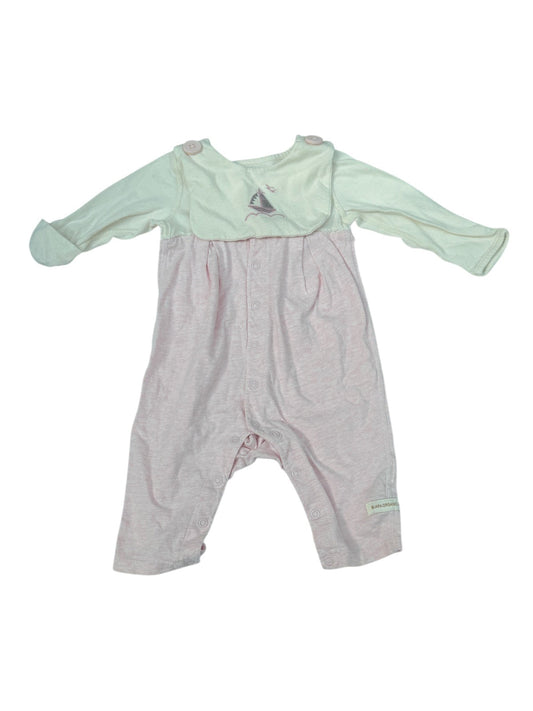 Blara Organic House Pink Romper 1-3M