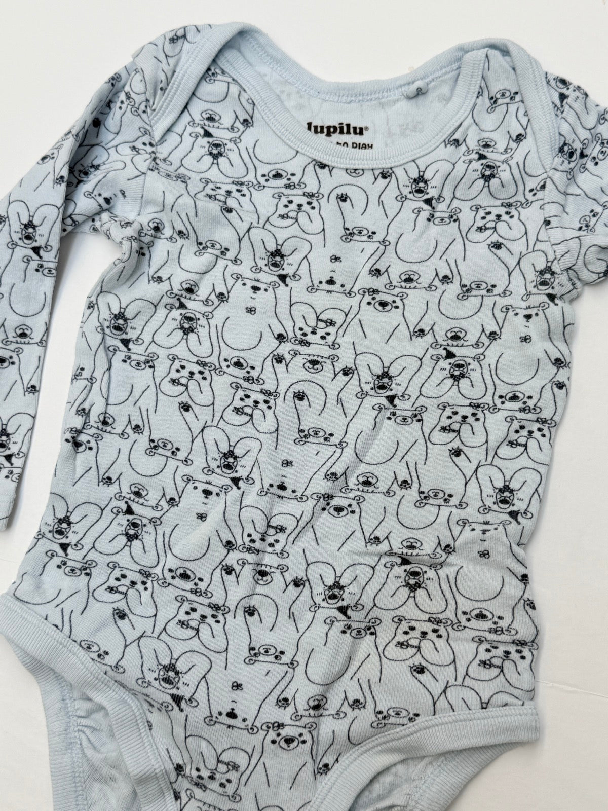 Lupilu Bear Print Bodysuit 6-12M
