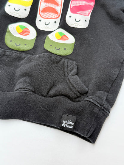 Whistle & Flute Sushi Print Hoodie Size 1-2Y