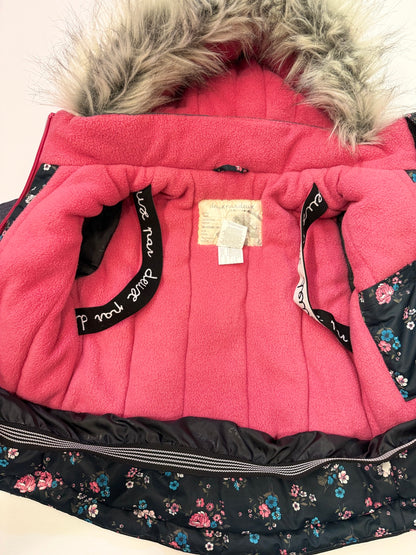 Deux par Deux Floral Winter Jacket Girls