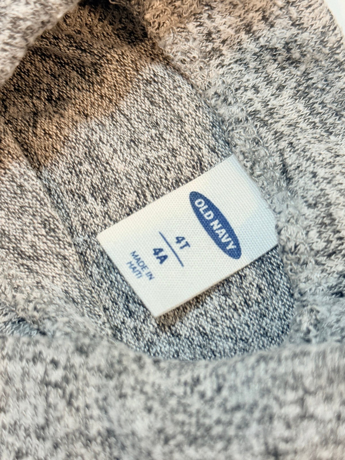 Old Navy Gray Cowl Neck Sweater 4T