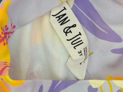 Jan & Jul Floral One-Piece Swimsuit 3T