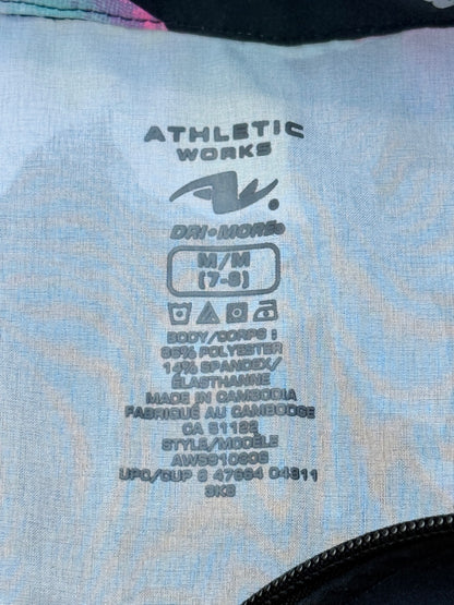 Athletic Works Floral Zip-Up Jacket Size M/M (7-8) 7-8