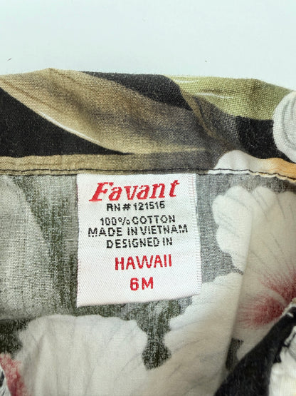 Favant Hawaiian Floral Shirt 6M