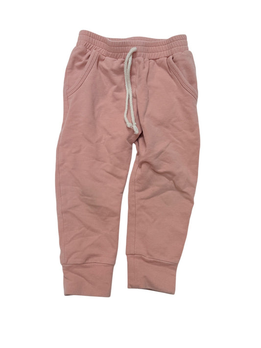 Mebie Baby Pink Jogger Pants 2/3t