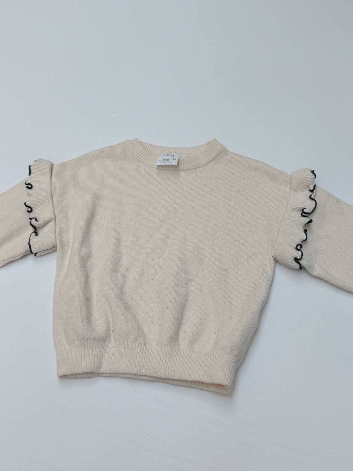 Zara Cream Knit Sweater Set 18-24M