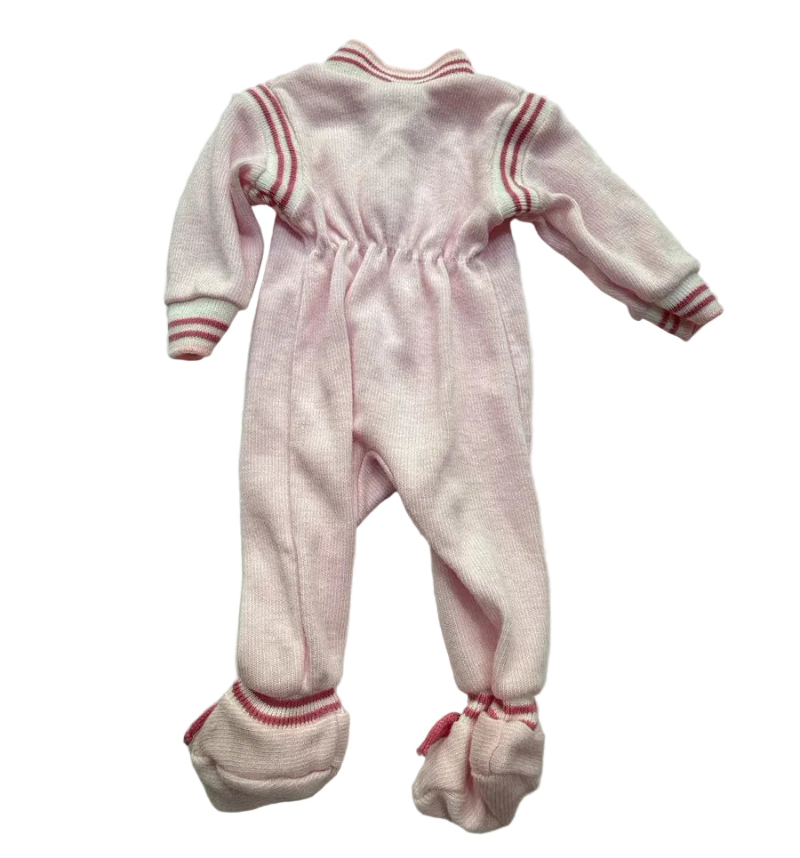 Unknown Pink Baby Sleeper Romper Size S