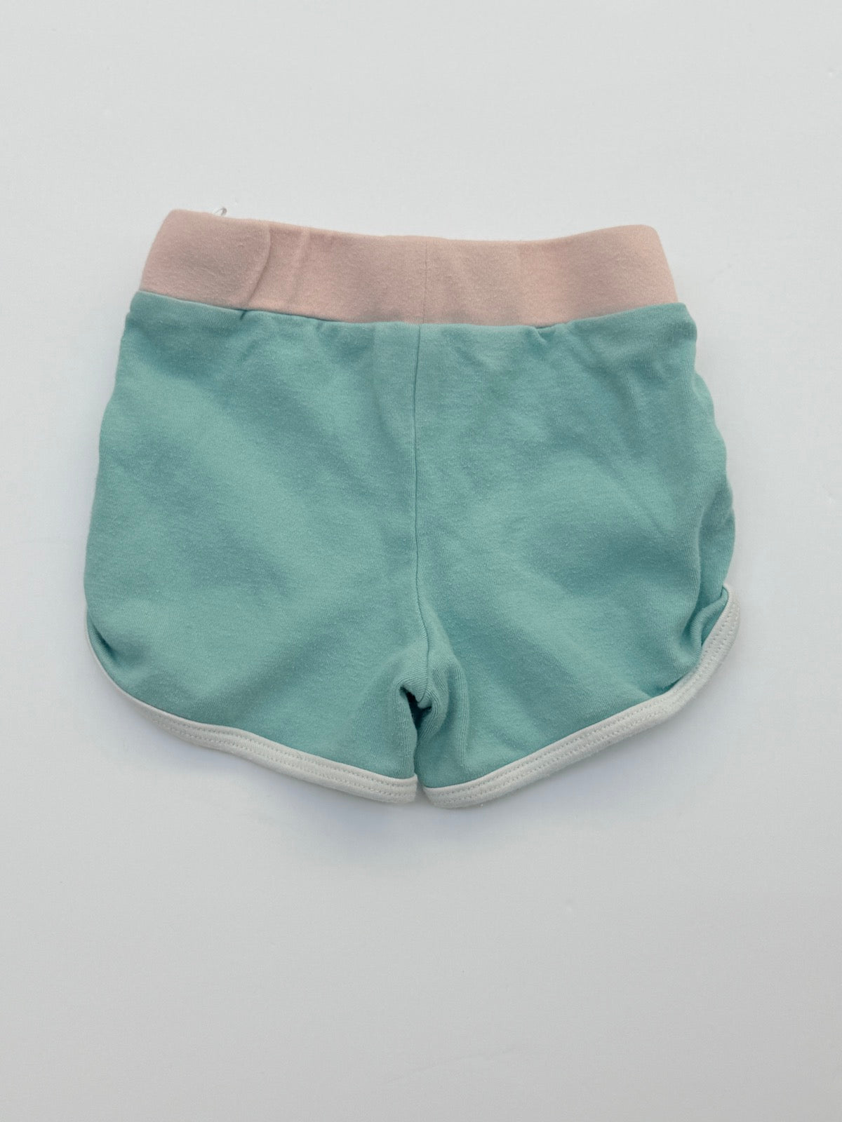 Indigo Mint Green Runner Shorts 12-18m