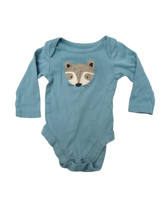 Bundles Baby Place Raccoon Bodysuit 0-3M