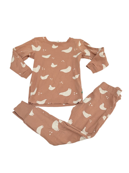 Parade Organic Cotton Chicken Print Pajamas 3/4