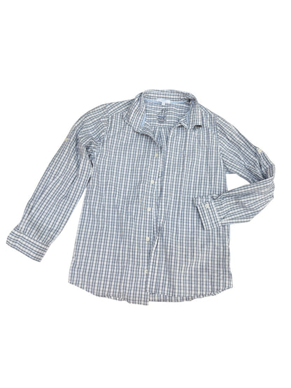 Jacadi Paris Gingham Check Shirt Size 12