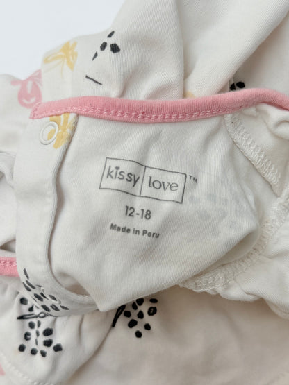 Kissy Love Butterfly Print Dress 12-18M