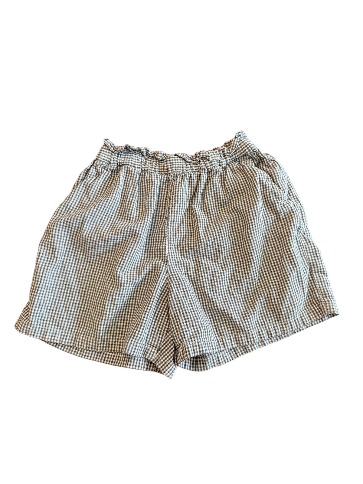 Uniqlo Gingham Pull-On Shorts Kids 5-6