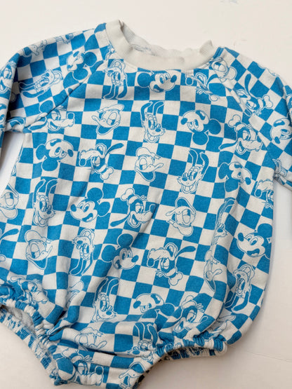Old Navy x Disney Checkered Romper 12-18M