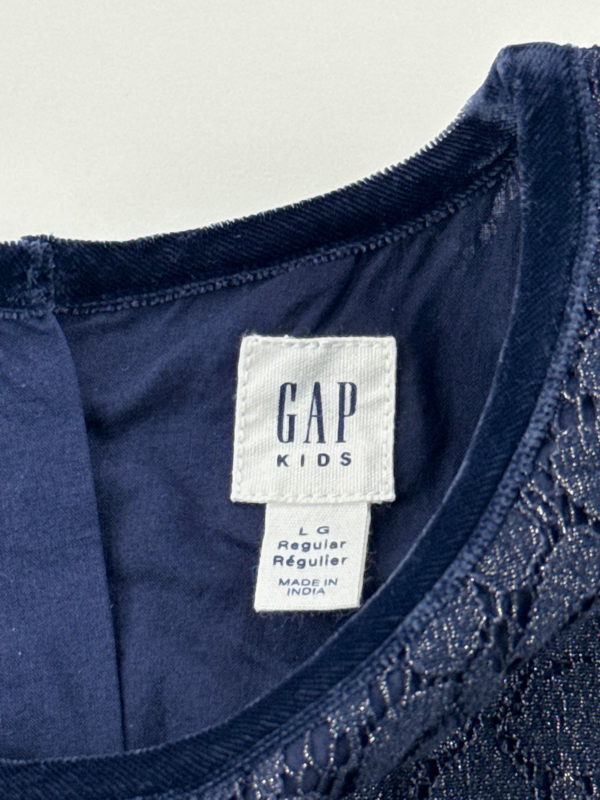 Gap Kids Navy Lace Dress Size 10-11