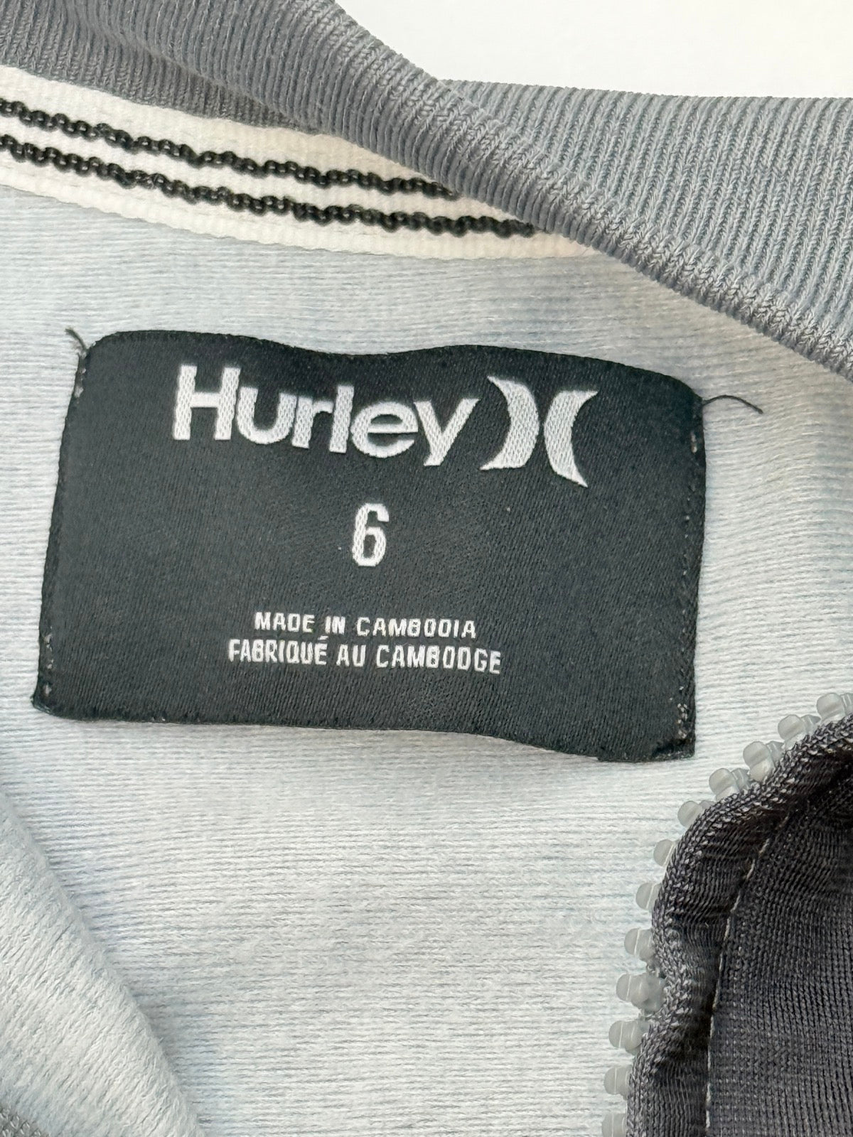 Hurley Camo Zip-Up Track Jacket Size 6