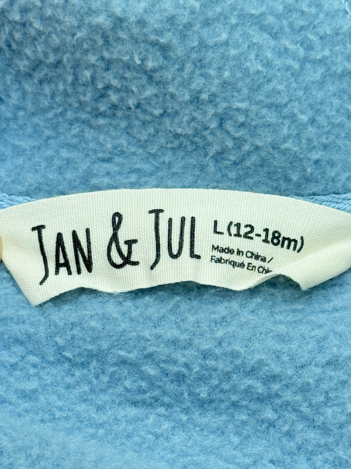 Jan & Jul Fleece Bear Hood Snowsuit 12-18M