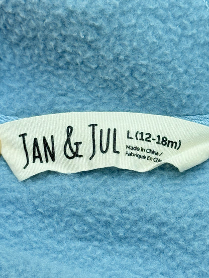 Jan & Jul Fleece Bear Hood Snowsuit 12-18M