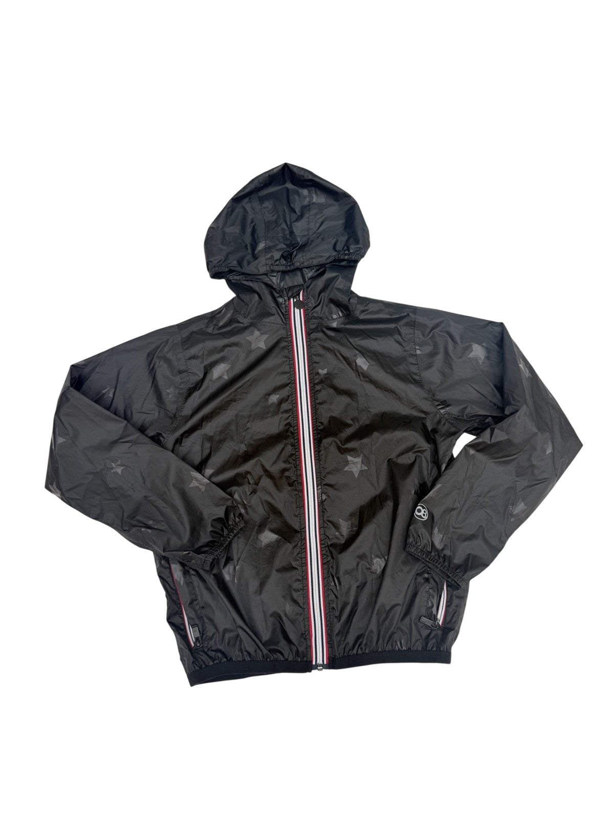 O8 Lifestyle Star Print Packable Rain Jacket 10Y