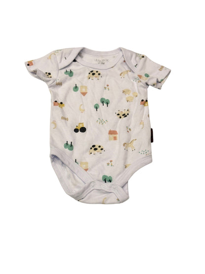 Lila & Jack Farm Print Bodysuit 0-3M