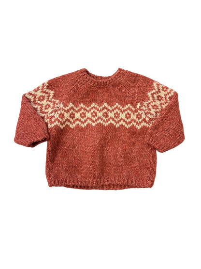 Zara Fair Isle Knit Sweater 6-9M
