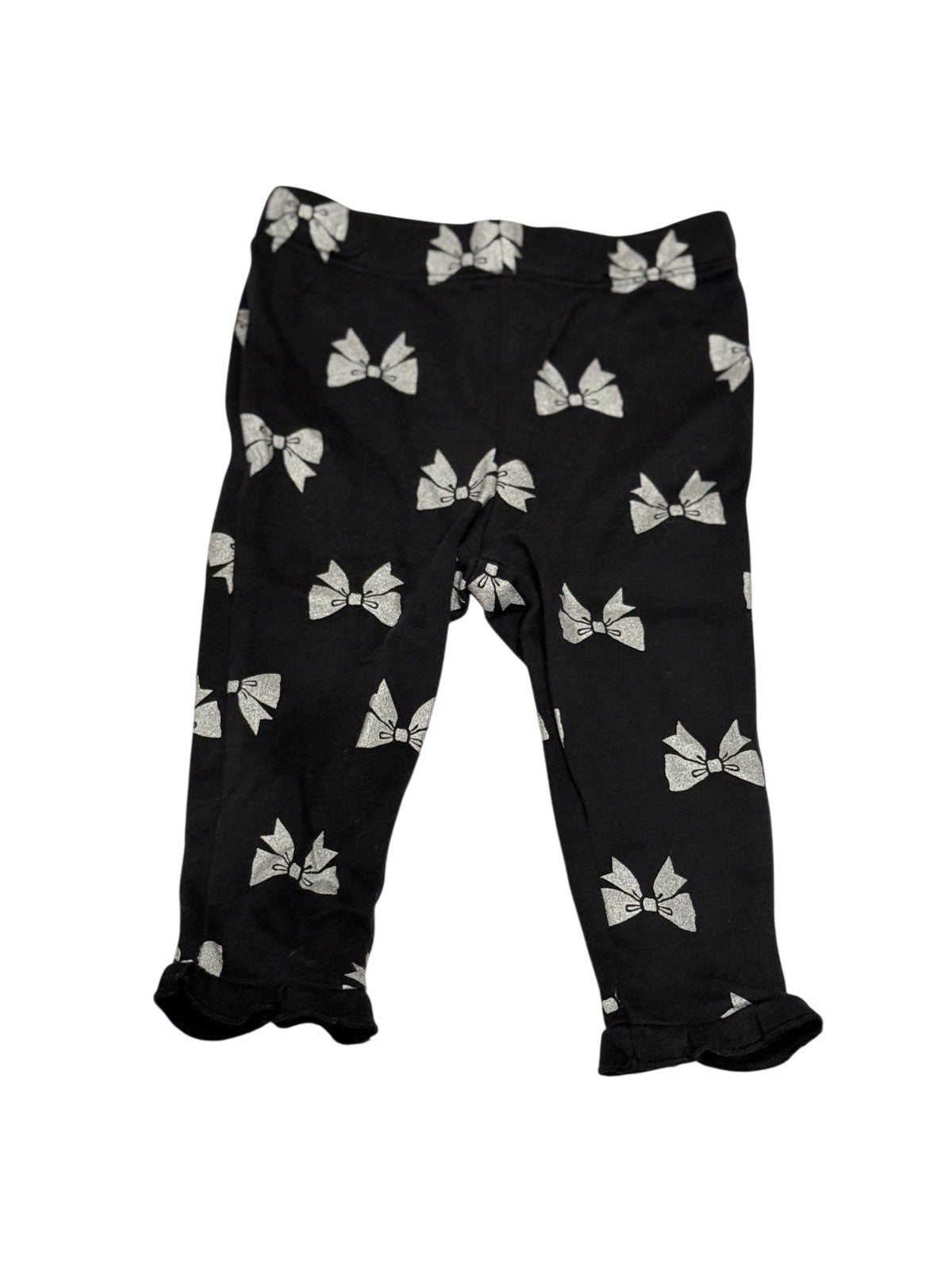 Carter's Black Bow Print Leggings 6m
