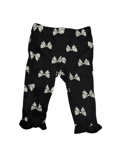 Carter's Black Bow Print Leggings 6m
