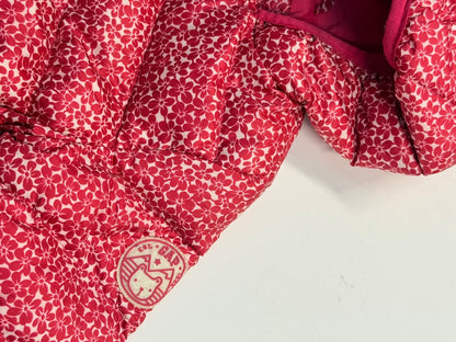 Baby Gap Pink Floral Down Puffer Jacket 6-12M