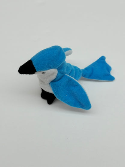 Ty Beanie Baby Rocket Blue Jay Plush