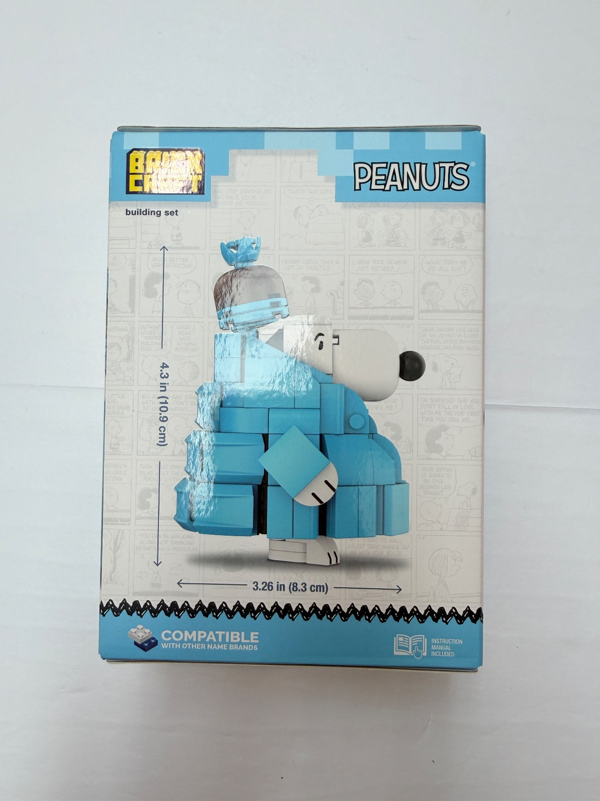 New Sealed - BrickCraft Peanuts Snoopy with Puffer Jacket Building Set