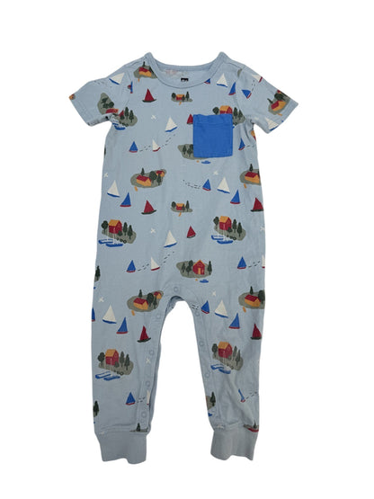 Tea Collection Sailboat Print Romper 18-24M