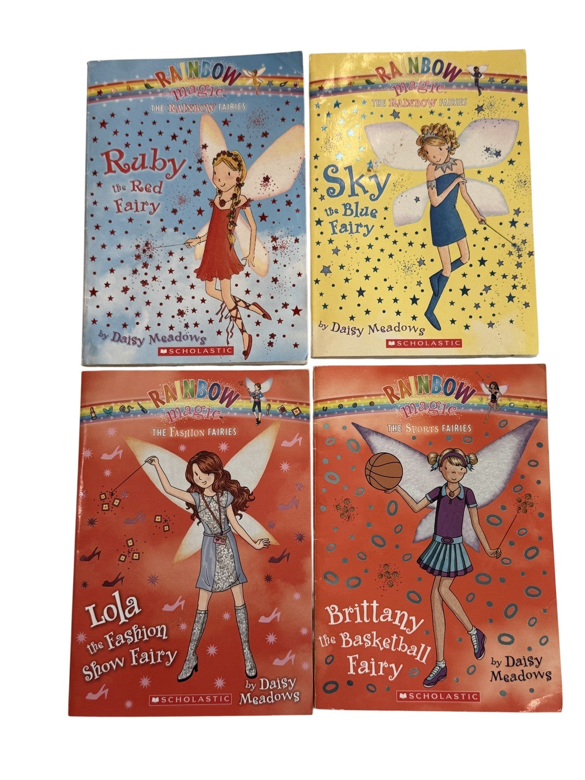 Daisy Meadows Rainbow Magic Random 4-Book Bundle