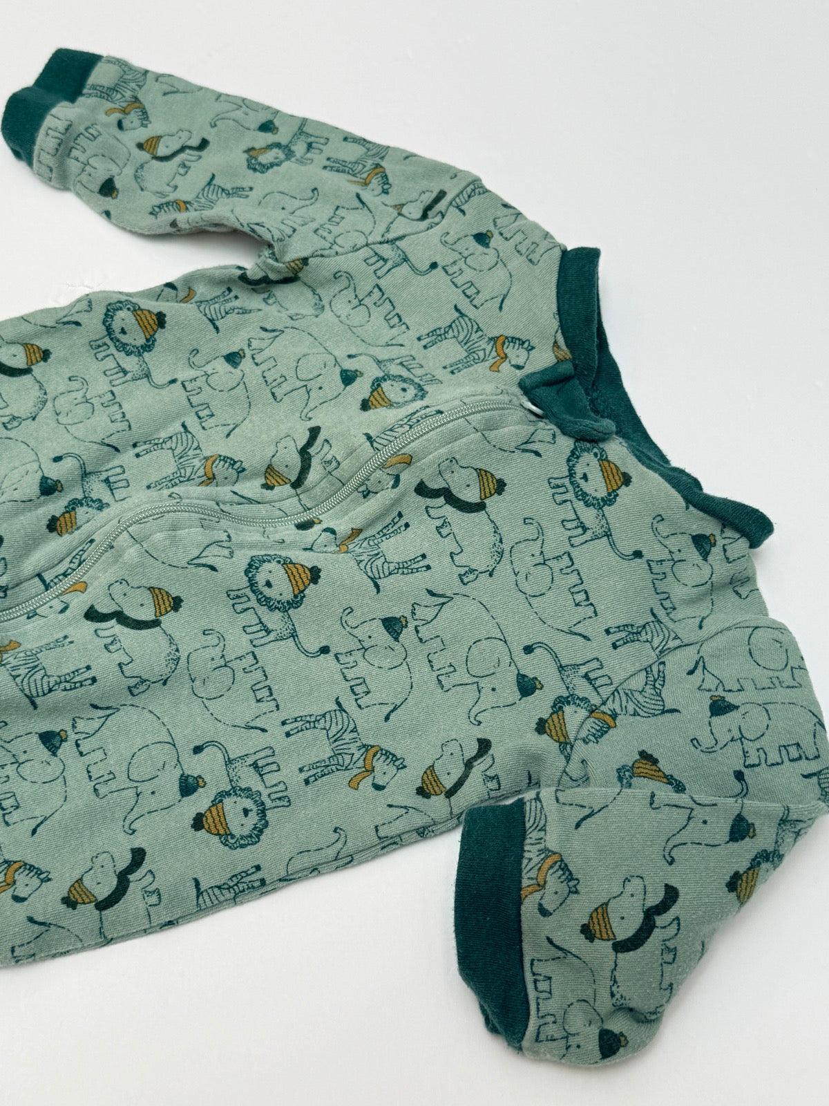 Kyle & Deena Safari Animals Footed Sleeper 6-9M