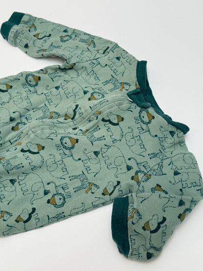 Kyle & Deena Safari Animals Footed Sleeper 6-9M