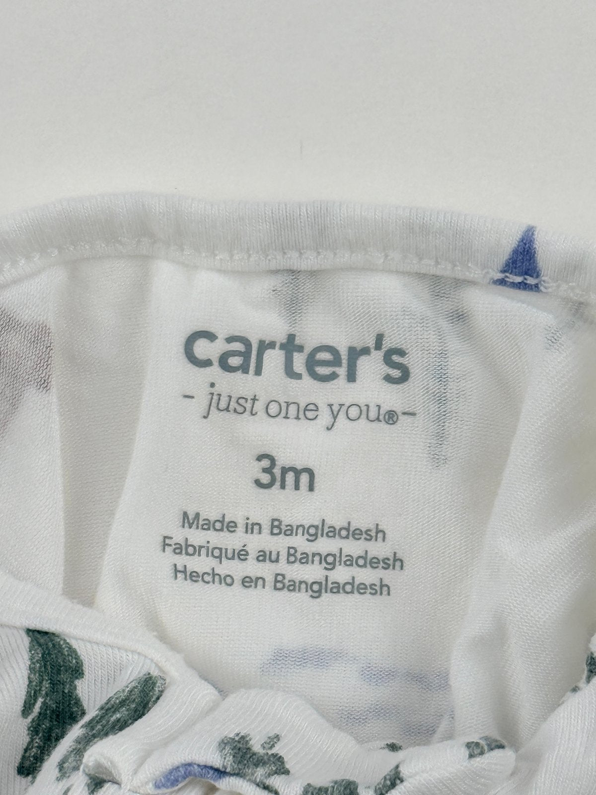 Carter's Bear Forest Zip Sleeper 3M