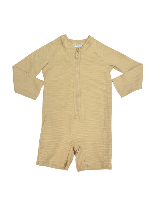 H&M Sandy Yellow Swimsuit Romper 18M 2T