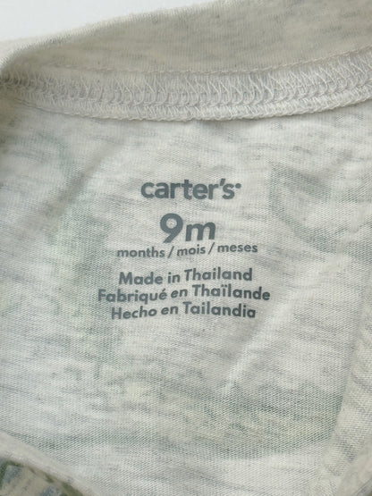 Carter's Alligator Print Henley T-Shirt 9M