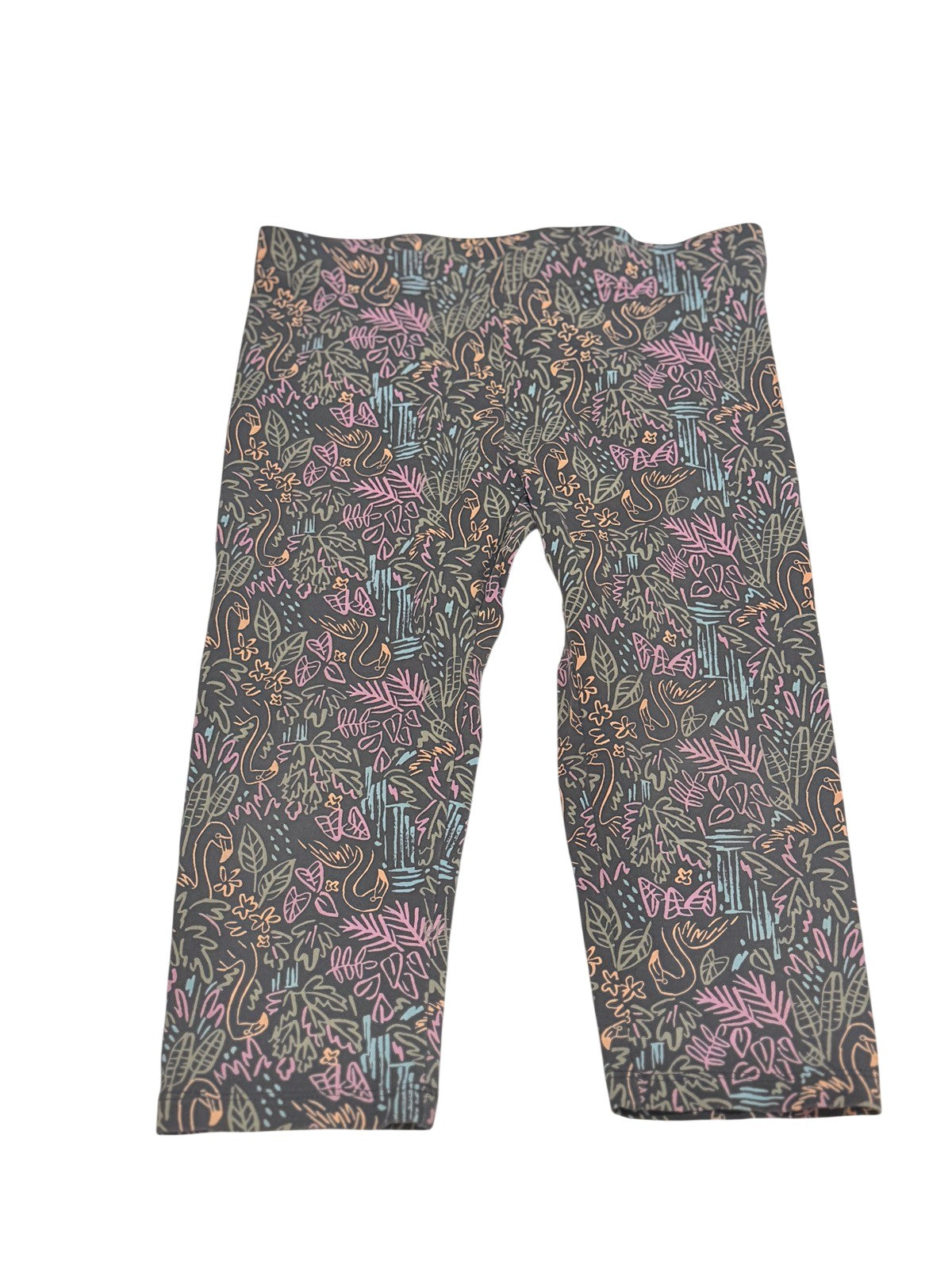 Joe Fresh Tropical Print Capri Leggings Size 7-8