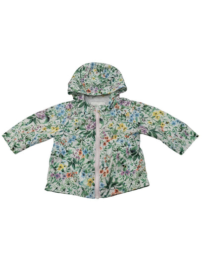 Next Floral Hooded Jacket 6-9 Months
