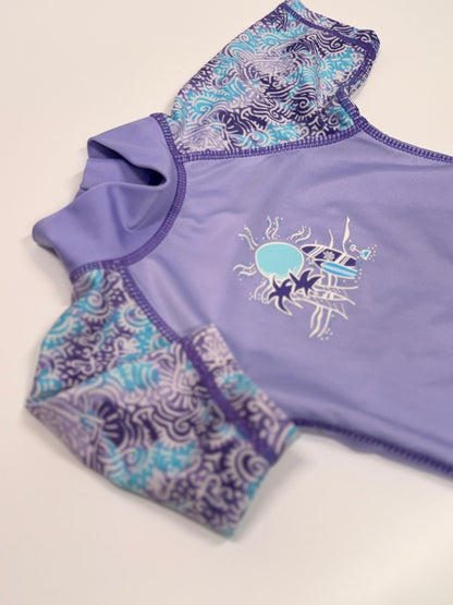 UV SKINZ Purple Surf Rash Guard 12-18M