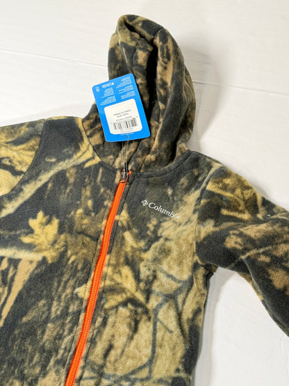 NWT - Columbia Snowtop II Camo Fleece Snowsuit 12/18M