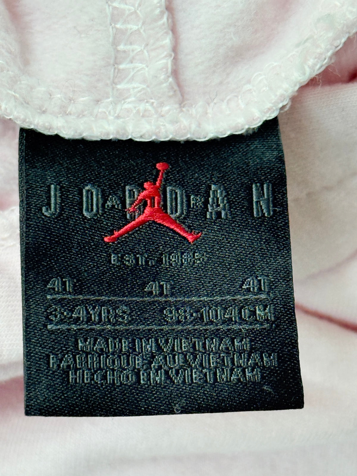 Jordan Pink Hoodie Jogger Set 4T