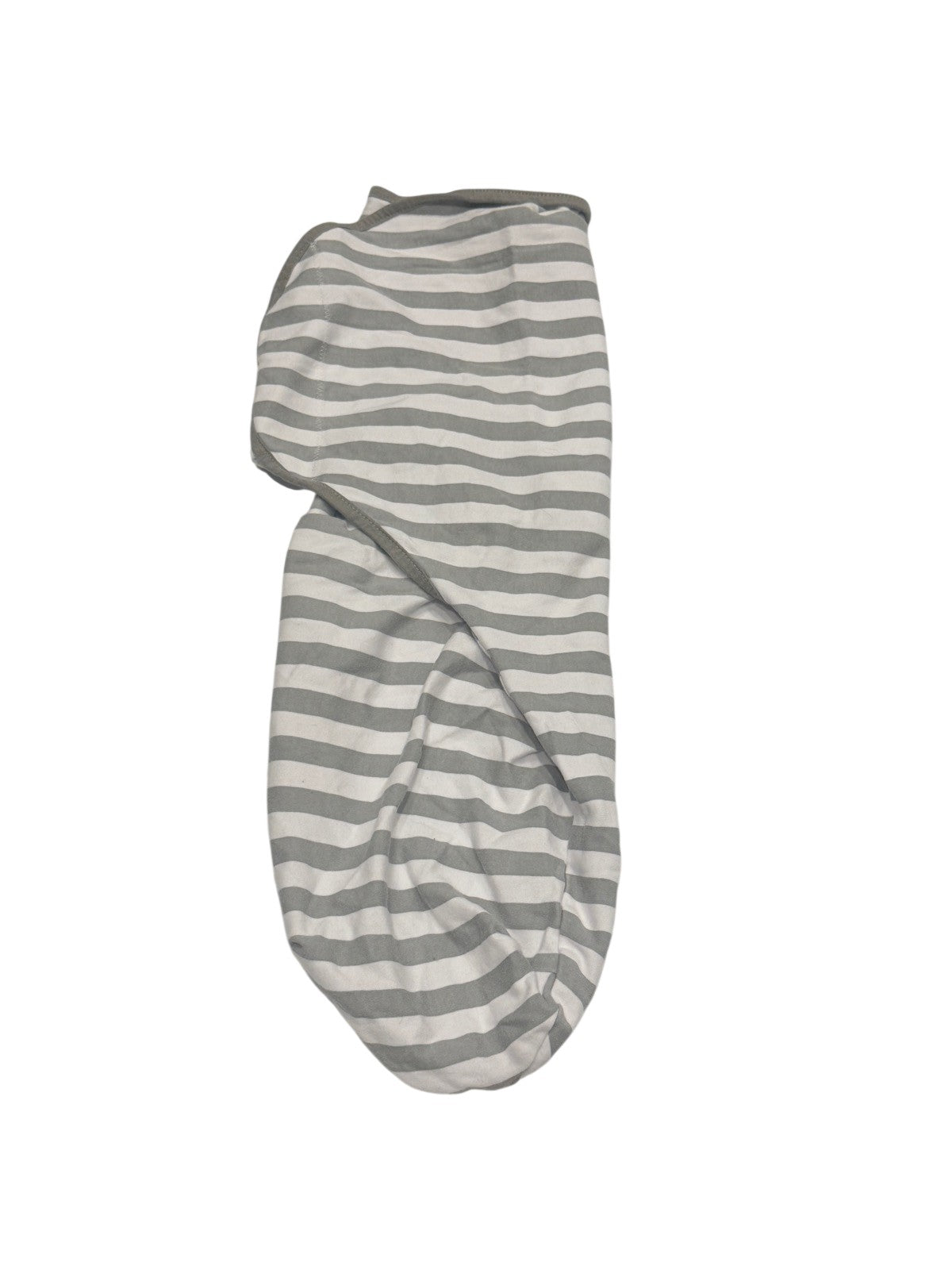 Mama Cheetah Gray Stripe Swaddle Large