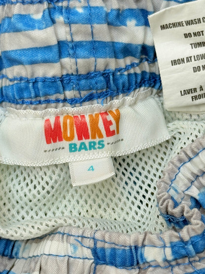 Monkey Bars Tie-Dye Swim Trunks Size 4