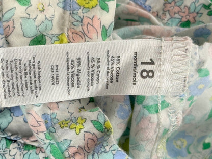 Carter's Floral Sleeveless Romper 18M