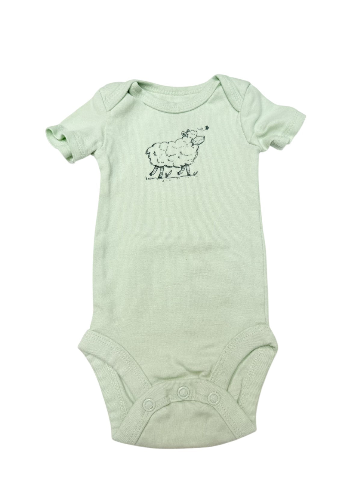 Carter's Green Sheep Bodysuit Newborn