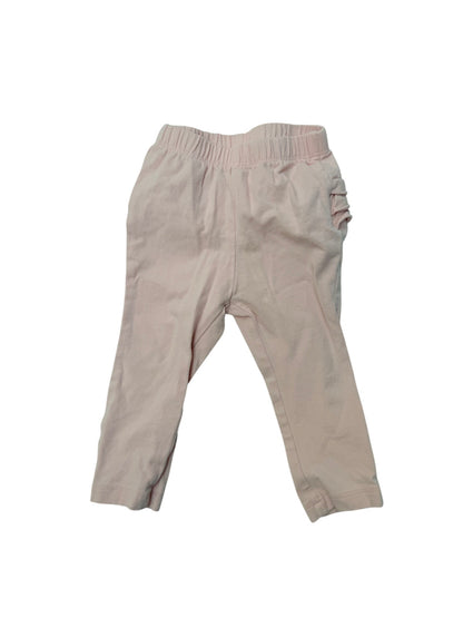 Old Navy Pink Ruffle Leggings 6-12M