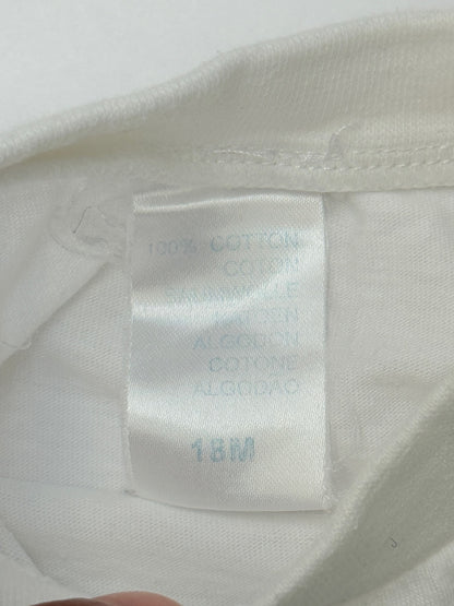White Long Sleeve T-Shirt 18M