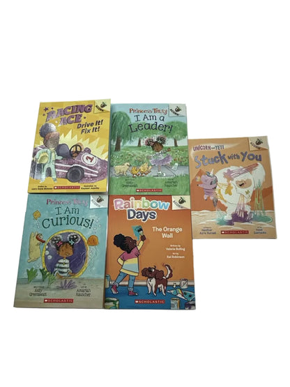 5 Scholastic Acorn Early Reader Books Bundle