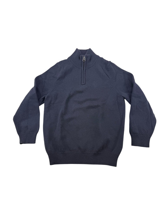Brooks Brothers Navy Quarter-Zip Sweater